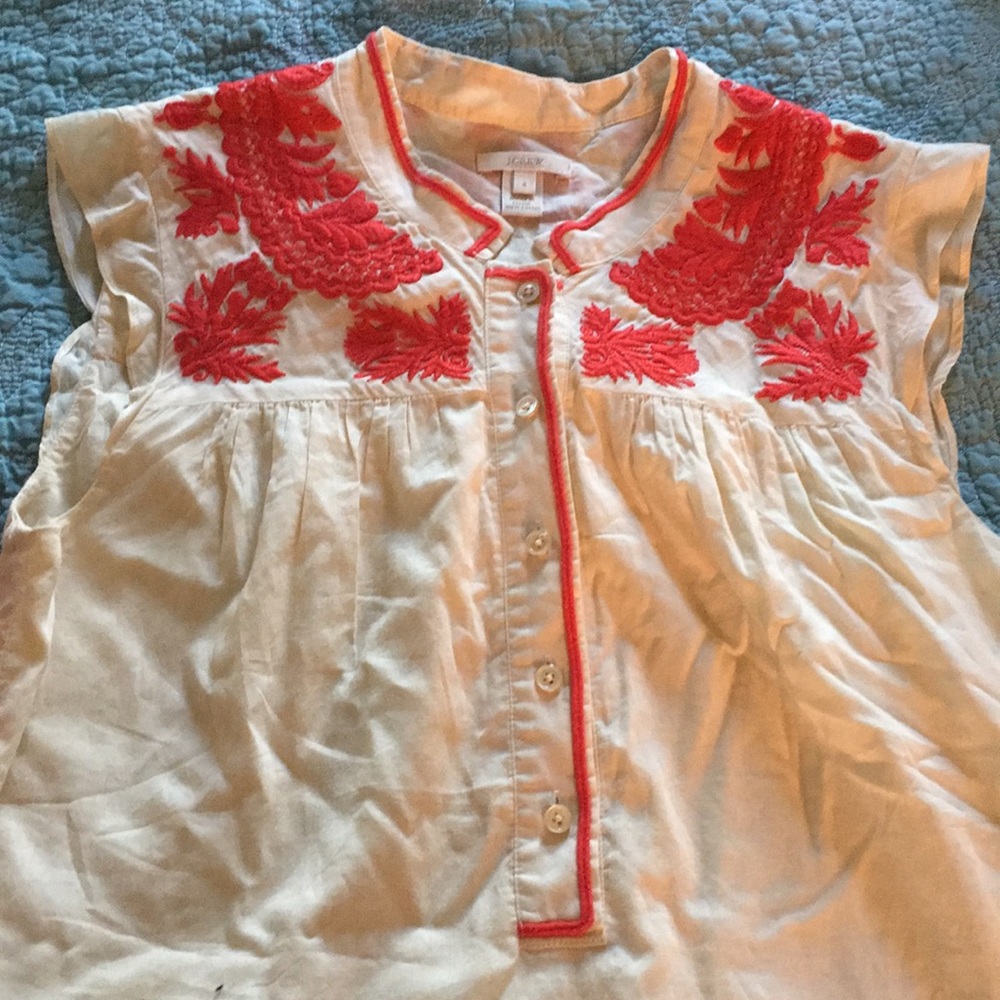 J. Crew boho top